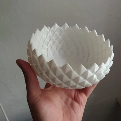 Mẫu in 3D Khay đựng đồ vảy rồng Dragon Scale Bowl độc đáo