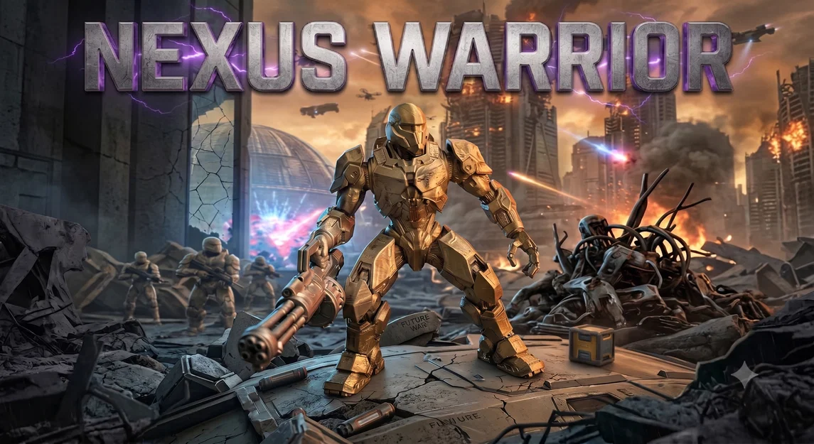 NEXUS WARRIOR #3 - Chiến binh Cyberpunk cơ khí đỉnh cao - Image 1