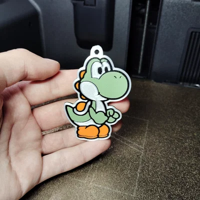 Móc khóa Yoshi | Mô hình in 3D đa sắc màu