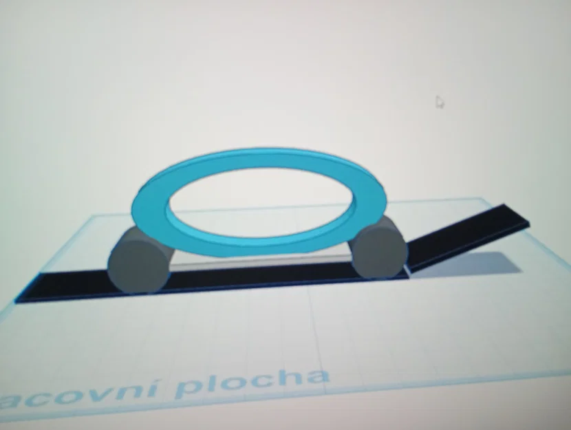 Mô hình đồ chơi ô tô và đường dốc (Long car and ramp) in 3D - Image 1