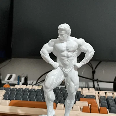 Mô hình tượng in 3D Dorian Yates huyền thoại thể hình
