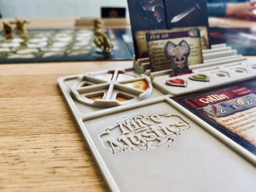 Khay 3D đựng thẻ bài và vật phẩm cho board game Mice and Mystics - Image 2