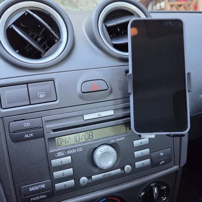 Giá đỡ điện thoại xe hơi (Khớp cầu 17mm) cho Samsung S25 / Ford Fiesta MK6