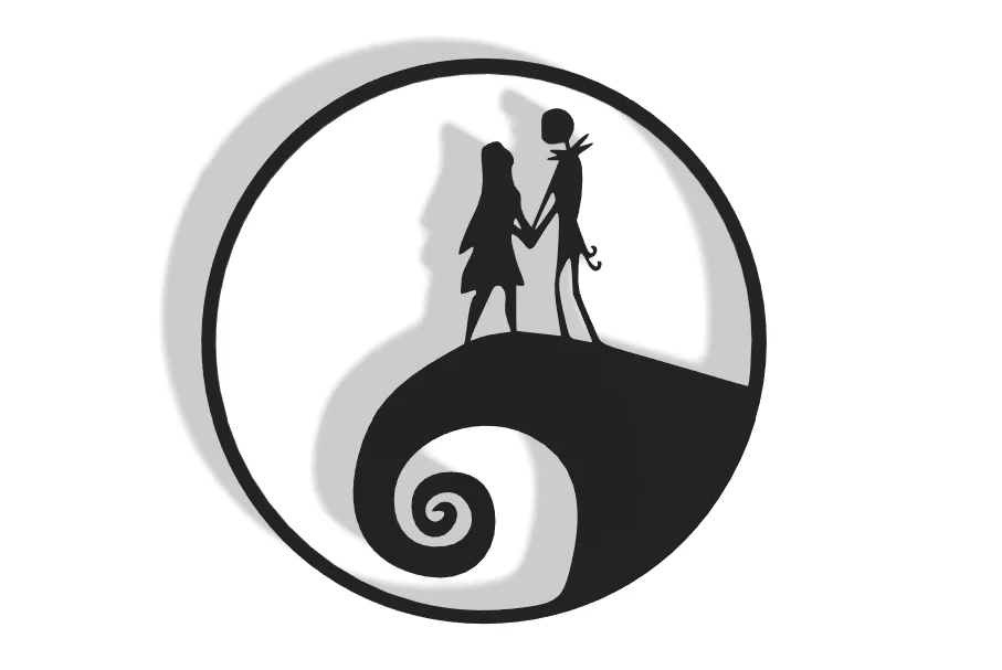 Mô hình treo tường The Nightmare Before Christmas trang trí 3D - Image 1