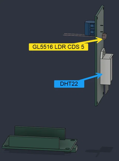 Dự án hộp đựng ESP32 đo ánh sáng, nhiệt độ và độ ẩm cho Home Assistant - Image 2