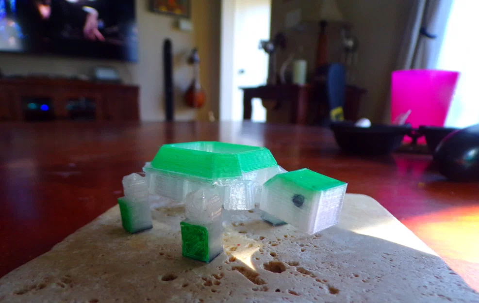 Mô hình rùa cử động Posable Jointed Turtle có khay chứa đồ tiện lợi - Image 2