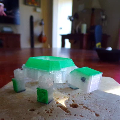 Mô hình rùa cử động Posable Jointed Turtle có khay chứa đồ tiện lợi