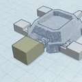 Mô hình rùa cử động Posable Jointed Turtle có khay chứa đồ tiện lợi - Thumbnail 3