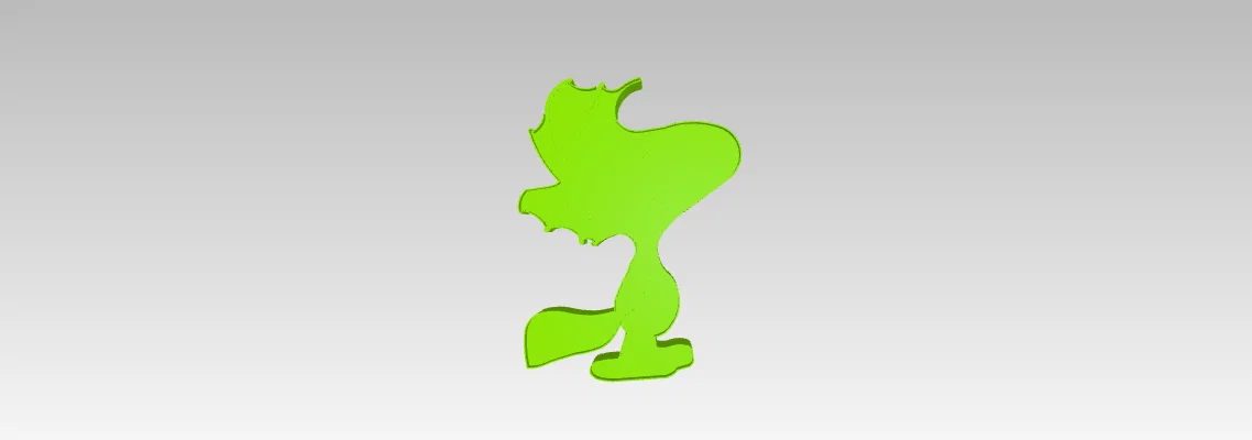 Khay đựng chìa khóa hình chú chim Woodstock đáng yêu (Peanuts) - Image 1