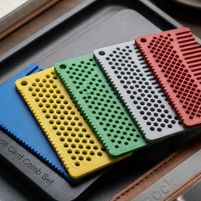 Bộ lược thẻ tín dụng - Credit Card Comb Set