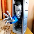 Mô hình trang trí kệ sách T 1000 Book Nook in 3D không cần support - Thumbnail 1