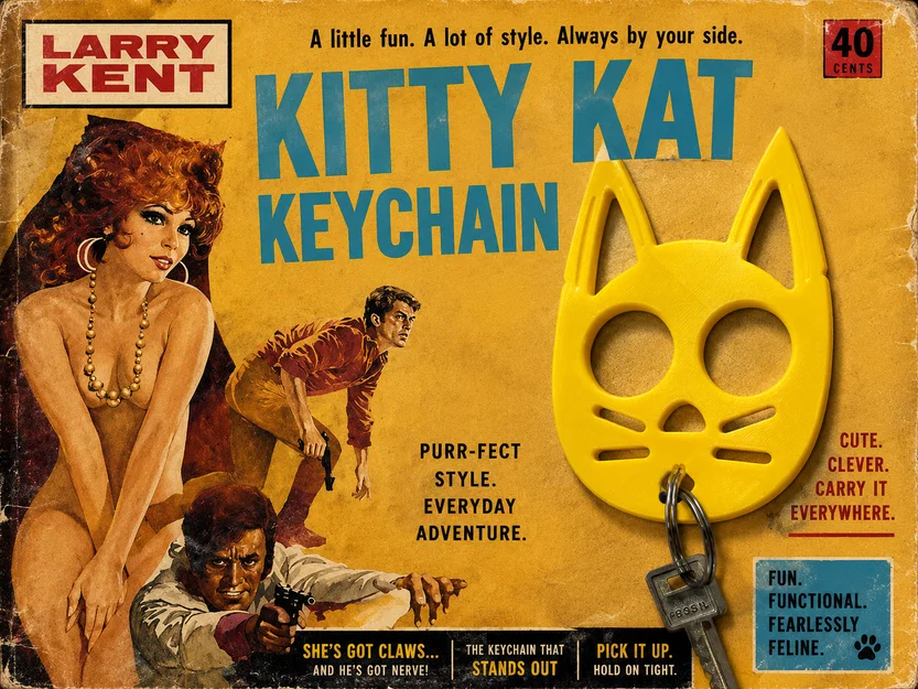 Móc Khóa Hình Mèo Kitty Kat - Image 4