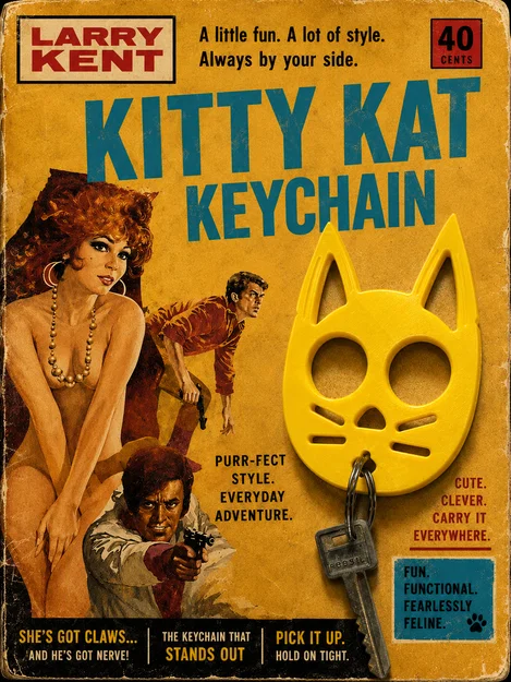 Móc Khóa Hình Mèo Kitty Kat - Image 6