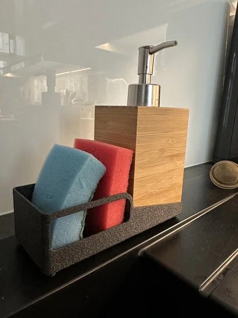 Khay để nước rửa chén và bọt biển 3D in - Gọn gàng nhà bếp - Image 2
