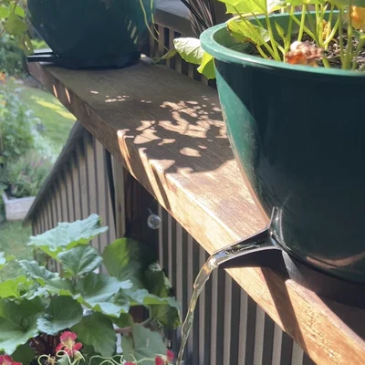 Khay Hứng Nước Có Vòi Thoát Cho Chậu Cây 8in (200mm)