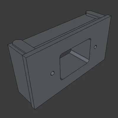 Khay 1U Modular Cho Cổng Nguồn C14 Dạng Mặt Bích
