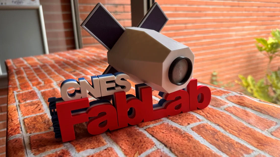 Mô hình vệ tinh CSO (đơn giản hóa bởi CNES FabLab) - Image 2
