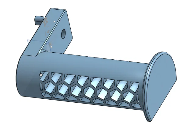 Giá treo cuộn nhựa (spool holder) nâng cấp cho Flashforge Creator 5 - Image 2