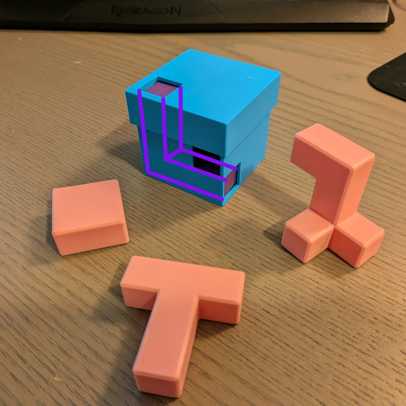 Lodged Pentomino Packing Puzzle - Trò chơi xếp hình khối thông minh