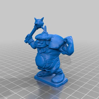 Mô hình Ogre Champion cho Battle Master và Hero Quest