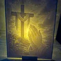 Lithophane Đức Tin Trong Ánh Sáng (Faith in the Light) - Thumbnail 3
