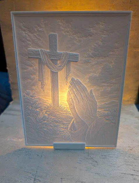 Lithophane Đức Tin Trong Ánh Sáng (Faith in the Light) - Image 4