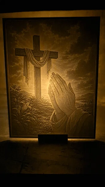 Lithophane Đức Tin Trong Ánh Sáng (Faith in the Light) - Image 10