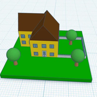 Mô hình Mini House tí hon - Thiết kế 3D trang trí siêu xinh