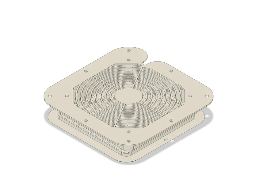 Khung gắn quạt Noctua cho tủ thiết bị - Image 1
