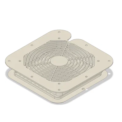 Khung gắn quạt Noctua cho tủ thiết bị