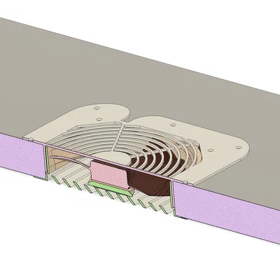 Khung gắn quạt Noctua cho tủ thiết bị
