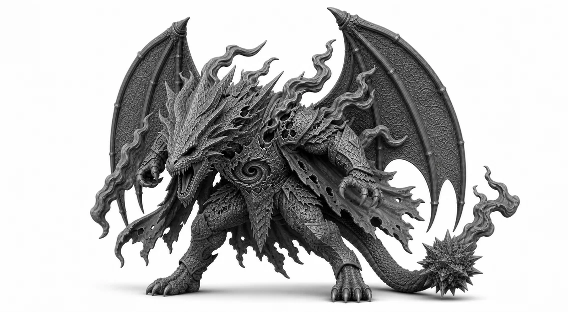 Umbraxxis, Titan Rồng của Hư Vô Vĩnh Cửu - Image 1