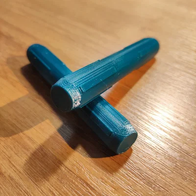 Khớp nối thanh treo rèm 14,7mm (Curtain rod connector) in 3D