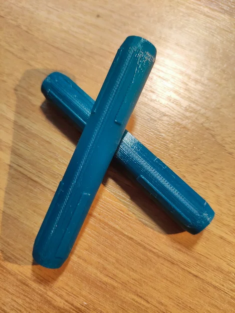 Khớp nối thanh treo rèm 14,7mm (Curtain rod connector) in 3D - Image 3