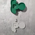 Mô hình Alien ngồi thiền làm Fidget Clicker - Thumbnail 3