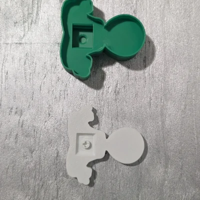 Mô hình Alien ngồi thiền làm Fidget Clicker