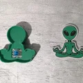 Mô hình Alien ngồi thiền làm Fidget Clicker - Thumbnail 4