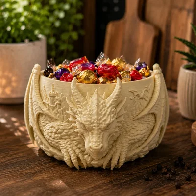 Dragon Bowl - Hộp Đựng Đồ Trang Trí Chủ Đề Rồng Fantasy