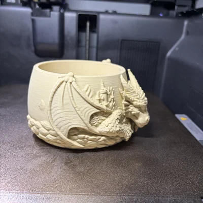 Dragon Bowl - Hộp Đựng Đồ Trang Trí Chủ Đề Rồng Fantasy