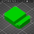 Đế để điện thoại để bàn gọn nhẹ, dễ in 3D (stojánek na mobil v1) - Thumbnail 1