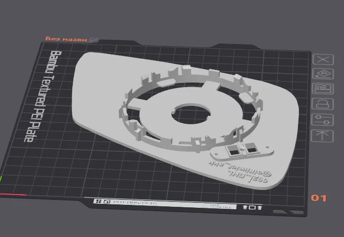 Đế đỡ mặt gương chiếu hậu BMW 5 Series (F10/F11) - Bản in 3D - Image 1