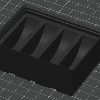 Khay giữ băng keo cách điện Gridfinity 1.5x2 (In 3D)