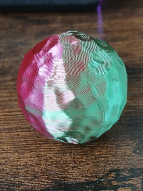 Quả cầu lượn sóng (Wavy Ball) - Mô hình in 3D trang trí độc đáo - Image 1