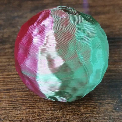 Quả cầu lượn sóng (Wavy Ball) - Mô hình in 3D trang trí độc đáo