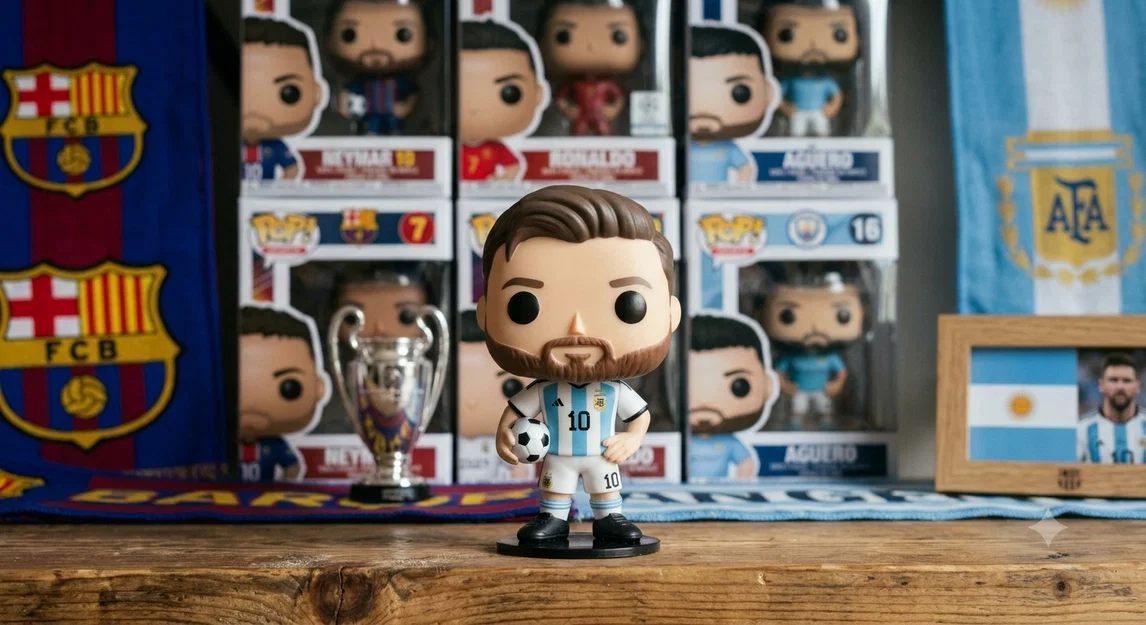 Mô hình 3D Funko Pop Lionel Messi Argentina đẹp mắt cho fan - Image 1