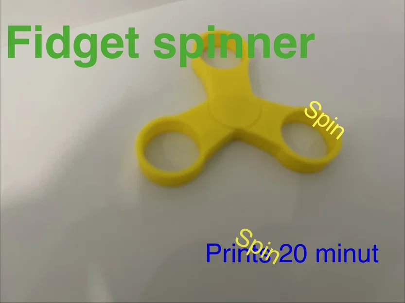 Fidget Spinner in 3D siêu tốc - Chỉ 20 phút hoàn thành - Image 1