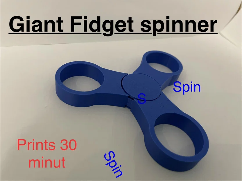 Fidget Spinner in 3D siêu tốc chỉ với 30 phút - Image 1