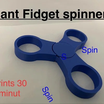 Fidget Spinner in 3D siêu tốc chỉ với 30 phút