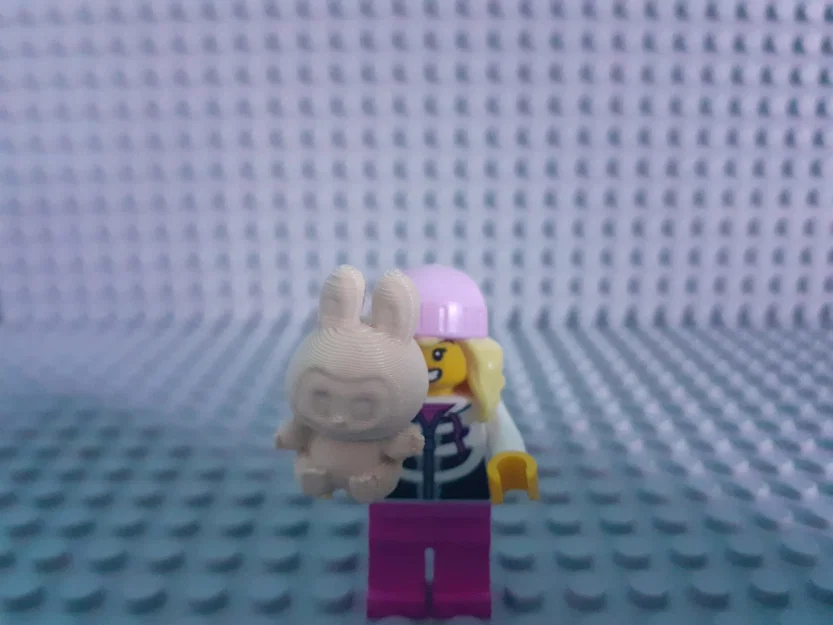 Mô hình Labubu phiên bản Lego cực kỳ đáng yêu cho tín đồ 3D - Image 2