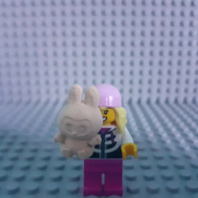 Mô hình Labubu phiên bản Lego cực kỳ đáng yêu cho tín đồ 3D